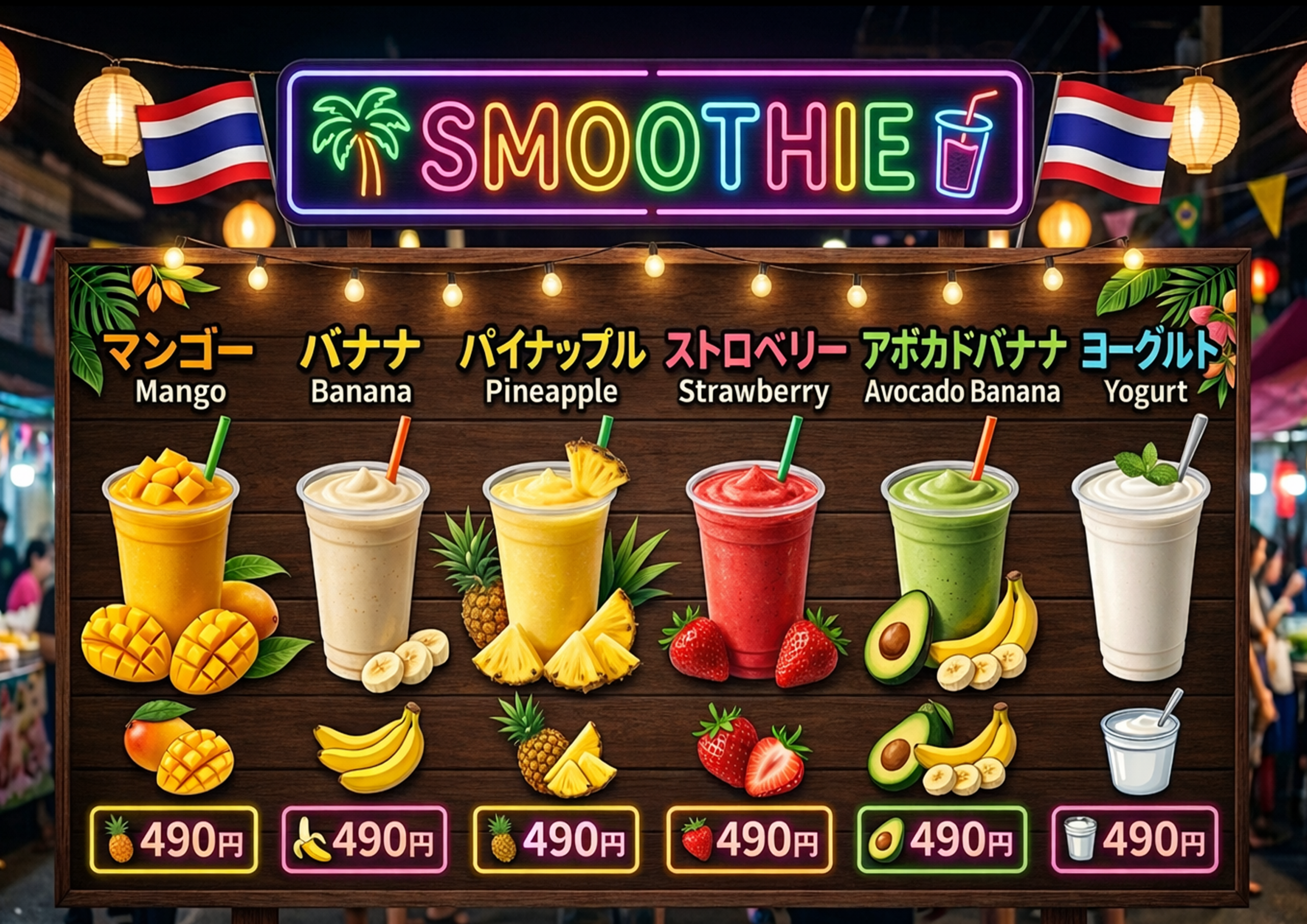 大阪タイ料理スムージー